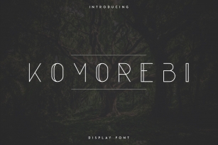 Komorebi Display -30% Font Download