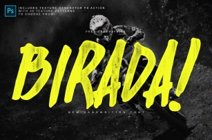 Birada! + PS Action Font Download