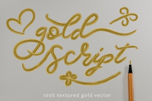 GOLD SCRIPT Font Download