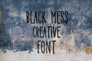 Black Mess Font Download