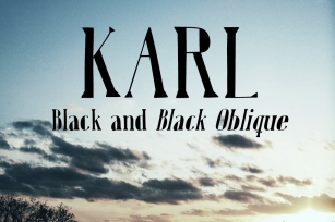 Karl Black Font Download