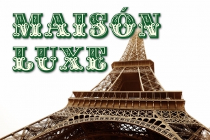 Maison Luxe Font Download