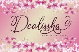 Dealissha script Font Download