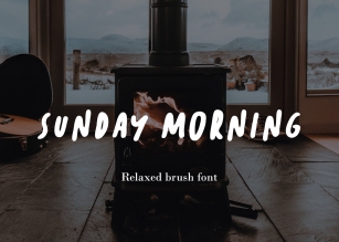 Sunday morning hand-drawn font Font Download