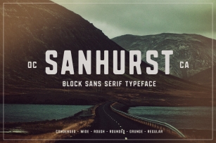 Sanhurst Sans Serif Font Download