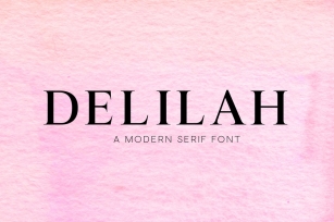 Delilah Font Download