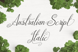 Australian Script Italic Font Download