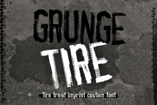 Grunge Tire Font Download