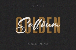 Salloum Golden Duo Font Download