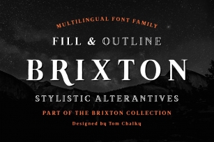 Brixton (6 + Extras!) Font Download