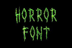 Horror Script Brush font Font Download