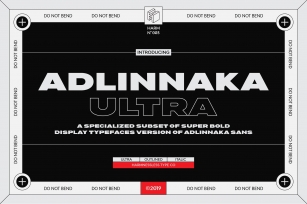 Adlinnaka Ultra Font Download