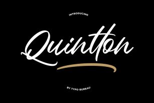 Quintton Font Download