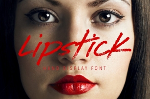 Lipstick on the Mirror Script Font Download