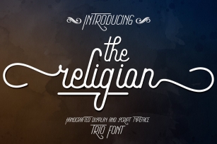 The Religion Trio Font Download