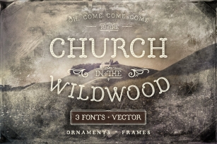 Church in the Wildwood Ornaments Font Download