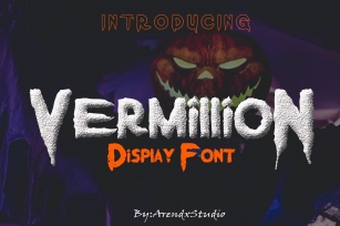 Vermillion Halloween Font Download