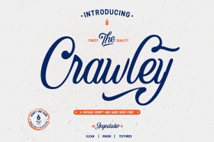 The Crawley (6 font with extras) Font Download