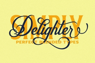 85% Off ! Delighter Family Font Download