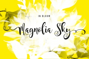 Magnolia Sky Font Download