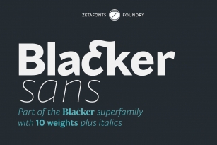 Blacker Sans Font Download