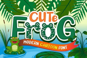 CUTE FROG Font Download