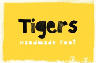 Tigers — Block Font Download