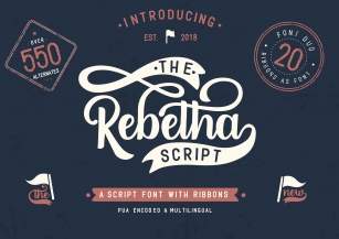 Rebetha DUO and extras Font Download