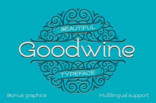 Goodwine, Label, Mockup Font Download