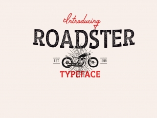 Roadster Typeface Font Download