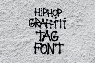 Hip Hop Graffiti Tag Spray Font Download
