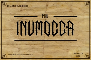 The Inumocca complete Font Download