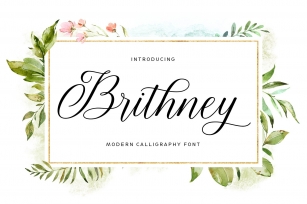 Brithney Script Font Download