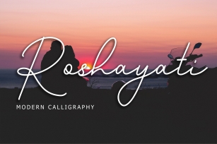 Roshayati Modern Calligraphy Font Download