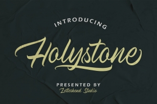 Holystone Script Font Download