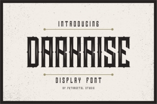 Darkrise Typeface Font Download