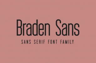 Braden Sans Family Font Download