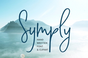 Symply handwritten font Font Download