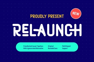 Relaunch Font Download