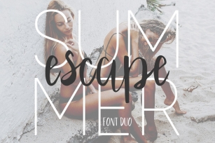 Summer Escape Duo Font Download