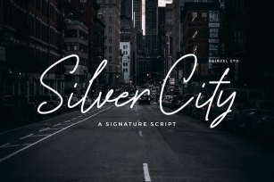 Silver City Signature Font Download