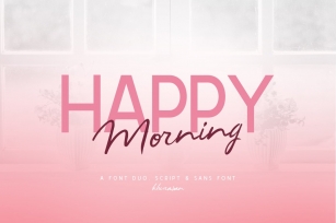 Happy Morning Duo Font Download