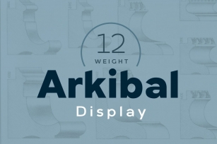 Arkibal Display Font Download