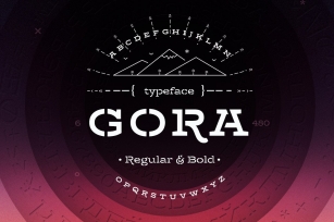 Gora Stencil – Reg  Bold Font Download
