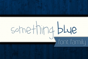 Something Blue Family Font Download