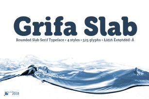 Grifa Rounded  Slab -4 fonts- Font Download