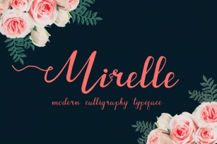 55% OFF Mirelle script + Bonus Font Download