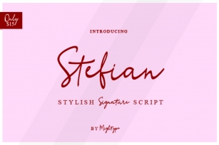 NEW_Stefian Script Font Download