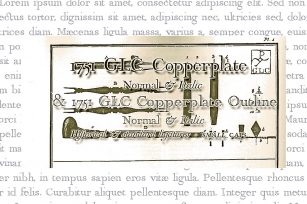 1751 GLC Copperplate OTF Font Download
