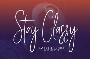 Stay Classy Font Download